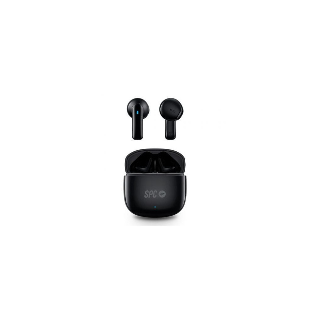 Auriculares Bluetooth SPC Zion 2 Play con estuche de carga/ Autonomía 7h/ Negros | Bluetooth
