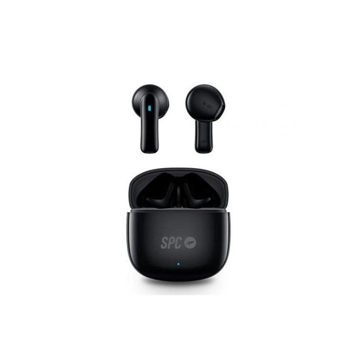 Auriculares Bluetooth SPC Zion 2 Play con estuche de carga/ Autonomía 7h/ Negros | Bluetooth