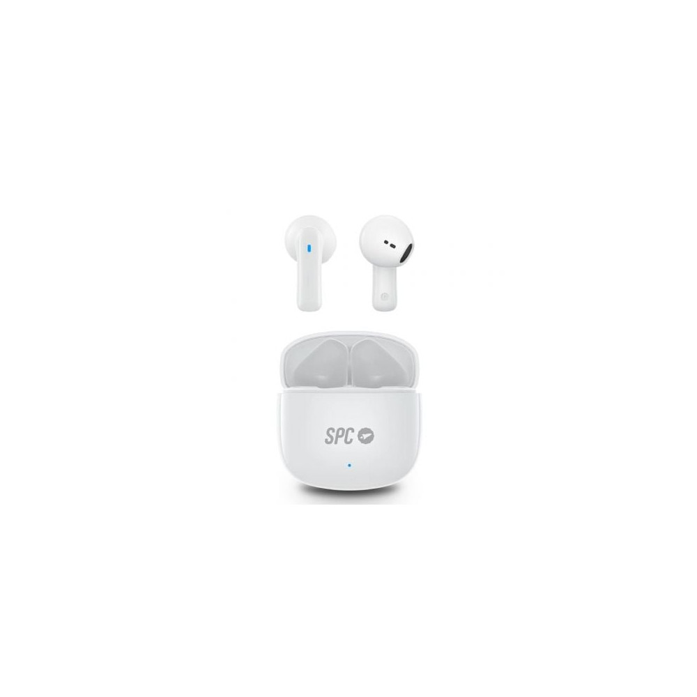 Auriculares Bluetooth SPC Zion 2 Play con estuche de carga/ Autonomía 7h/ Blancos | Bluetooth