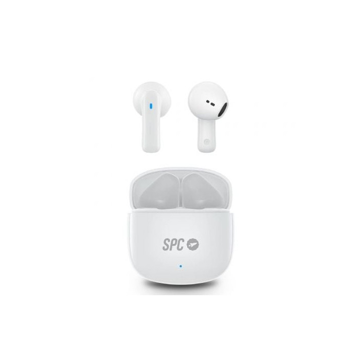 Auriculares Bluetooth SPC Zion 2 Play con estuche de carga/ Autonomía 7h/ Blancos | Bluetooth