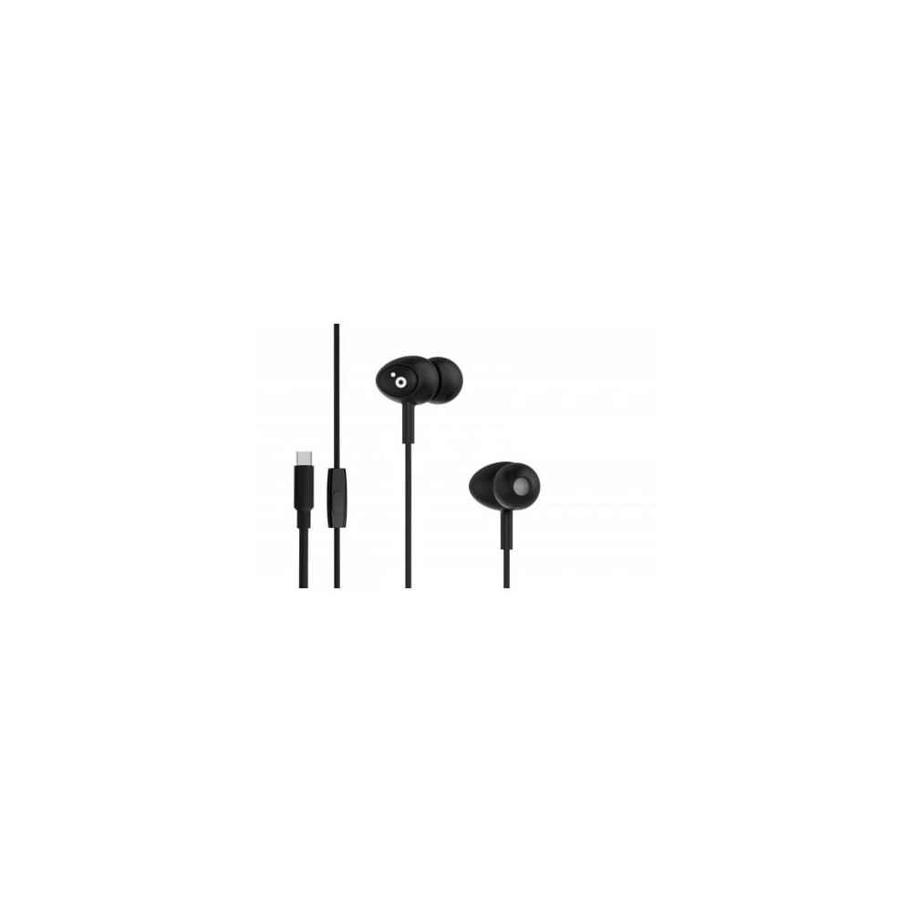 Auriculares Intrauditivos Sunstech BEATC/ con Micrófono/ USB Tipo-C/ Negros | Auriculares