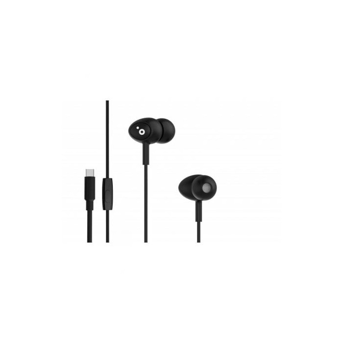 Auriculares Intrauditivos Sunstech BEATC/ con Micrófono/ USB Tipo-C/ Negros | Auriculares