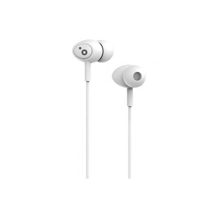 Auriculares Intrauditivos Sunstech Pops/ con Micrófono/ Jack 3.5/ Blancos | Auriculares