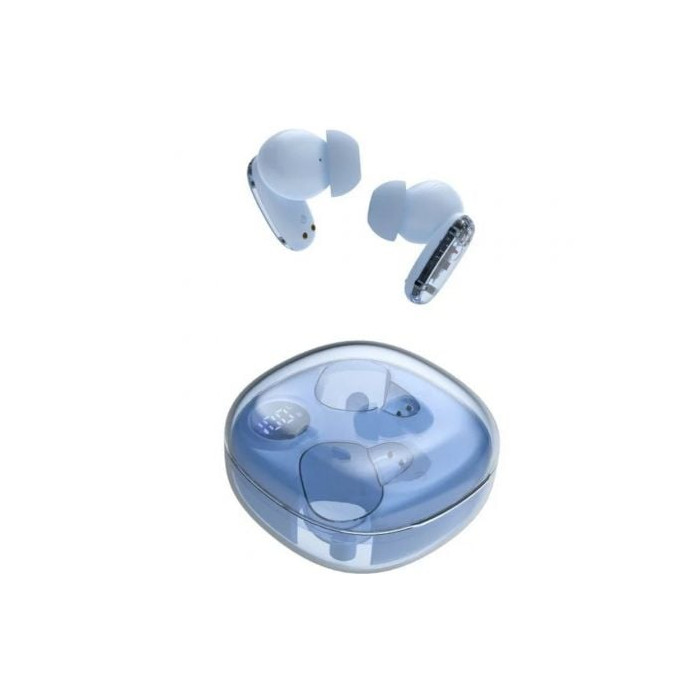 Auriculares Bluetooth Mars Gaming MHIB2 con estuche de carga/ Autonomía 7h/ Azules | Bluetooth