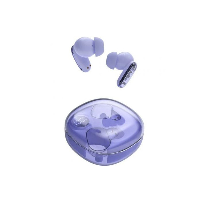 Auriculares Bluetooth Mars Gaming MHIB2 con estuche de carga/ Autonomía 7h/ Morados | Bluetooth