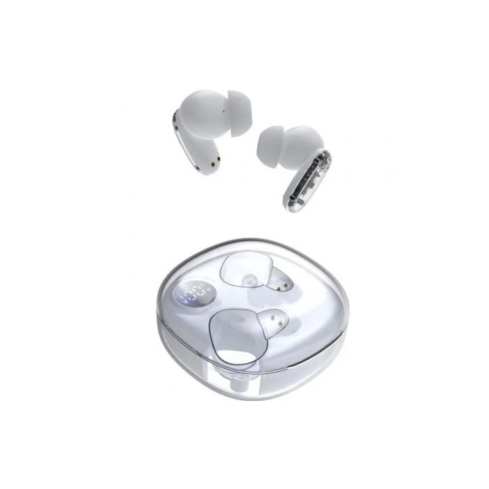 Auriculares Bluetooth Mars Gaming MHIB2 con estuche de carga/ Autonomía 7h/ Blancos | Bluetooth