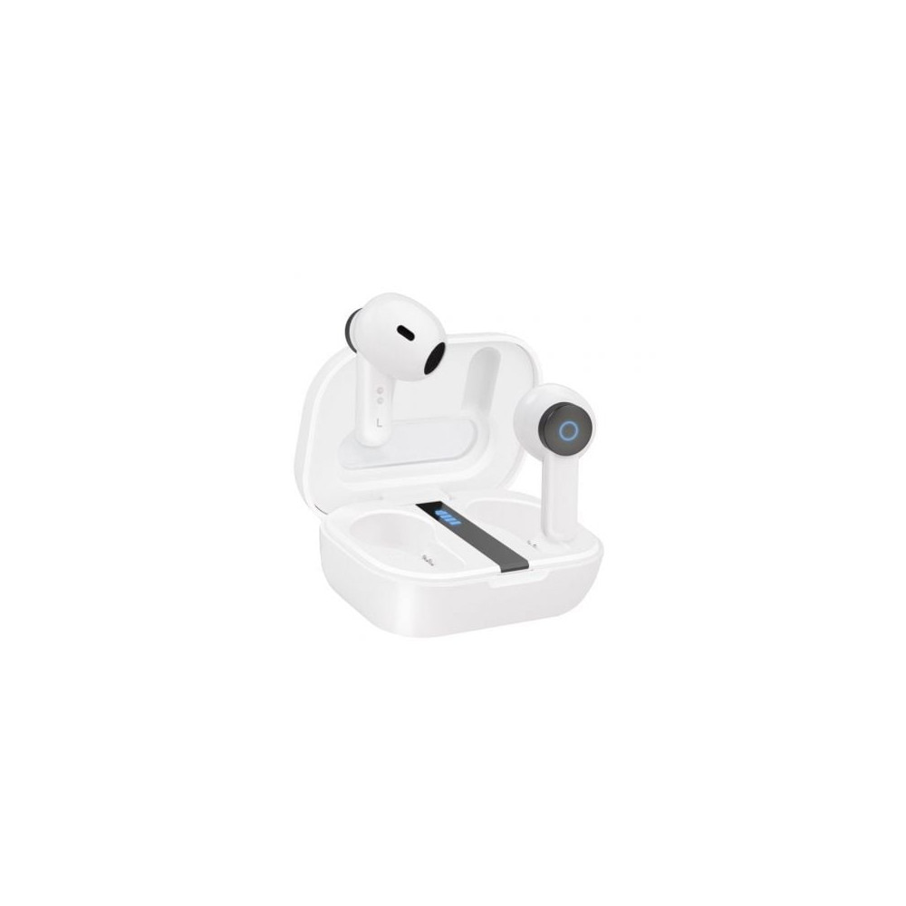 Auriculares Bluetooth TooQ Bender TQBWH-0031W con estuche de carga/ Autonomía 4h/ Blancos | Bluetooth