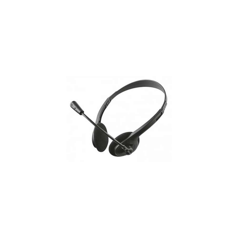 Auriculares Trust Primo Chat/ con Micrófono/ Jack 3.5/ Negros | Auriculares