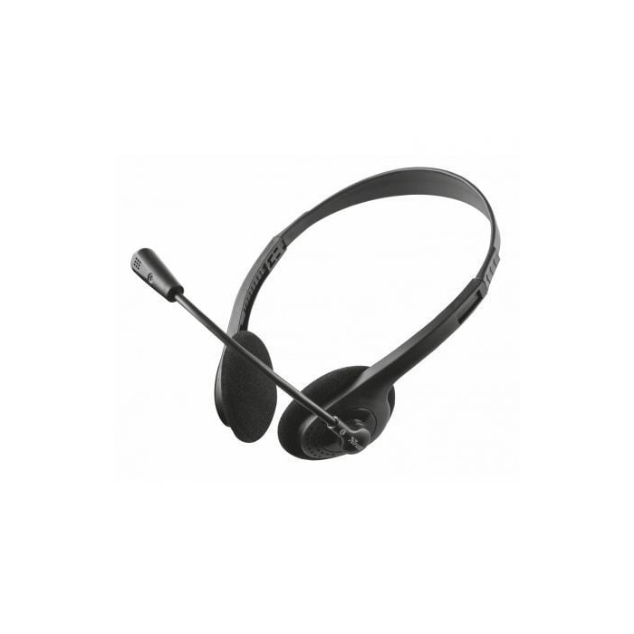 Auriculares Trust Primo Chat/ con Micrófono/ Jack 3.5/ Negros | Auriculares