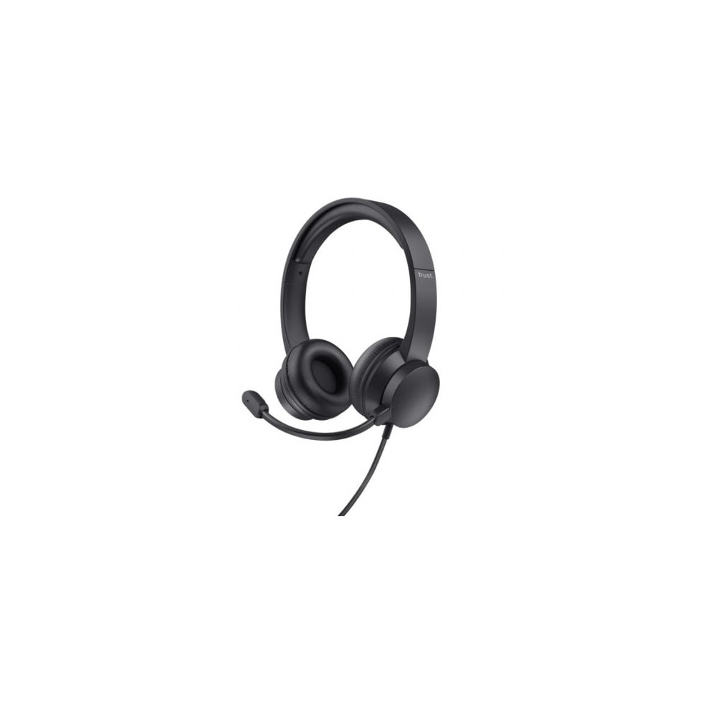 Auriculares Trust HS-201 USB/ con Micrófono/ USB/ Negros | Auriculares