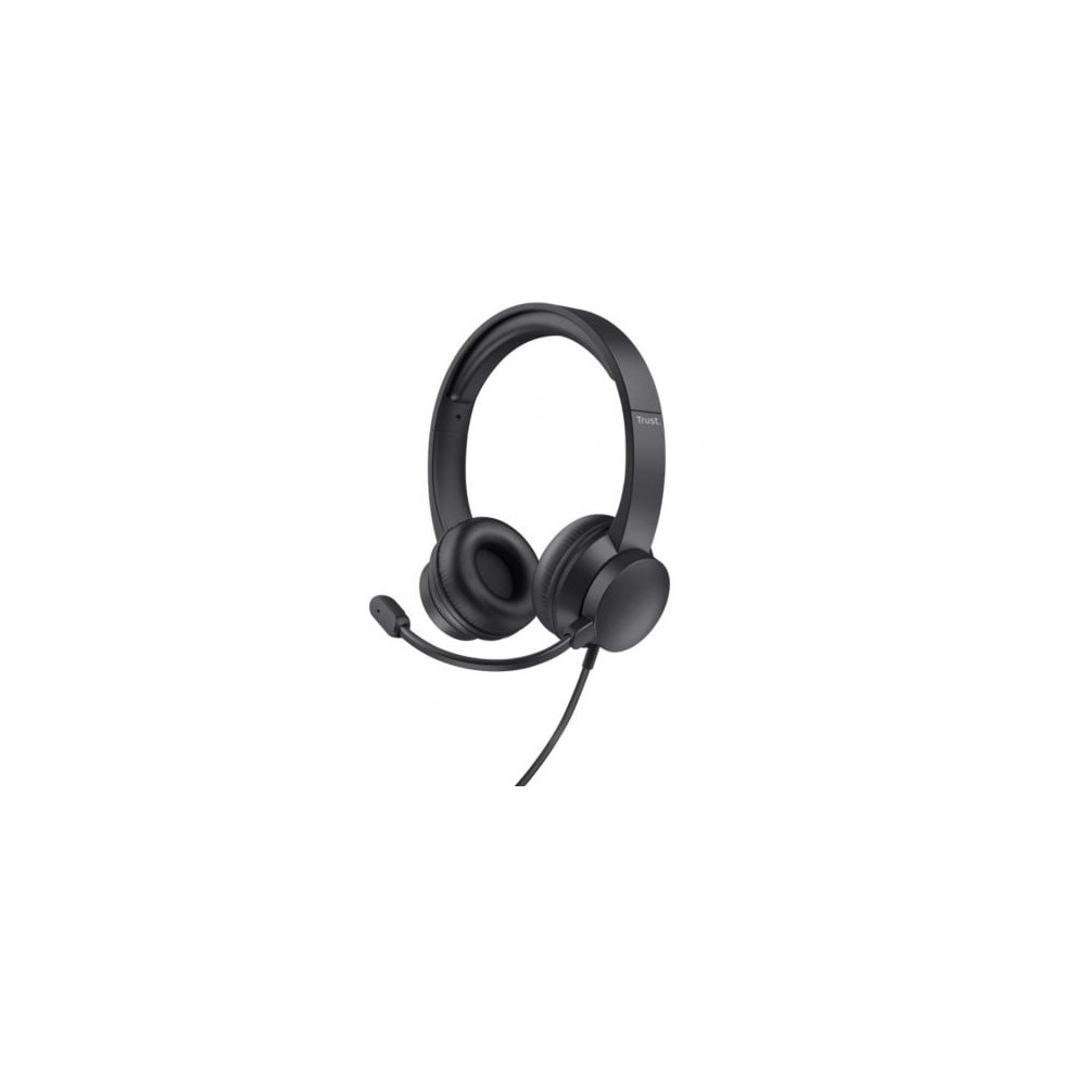 Auriculares Trust Ayda/ con Micrófono/ USB/ Negros | Auriculares