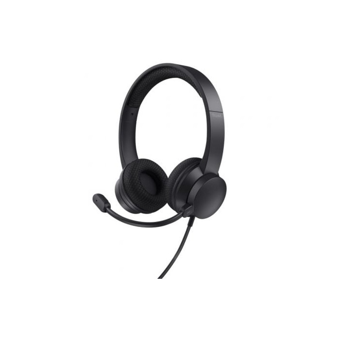 Auriculares Trust Ayda/ con Micrófono/ USB/ Negros | Auriculares