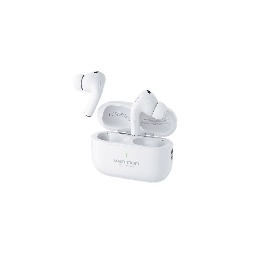 Auriculares Bluetooth Vention Echo Lite E11 con estuche de carga/ Autonomía 6h/ Blancos | Bluetooth