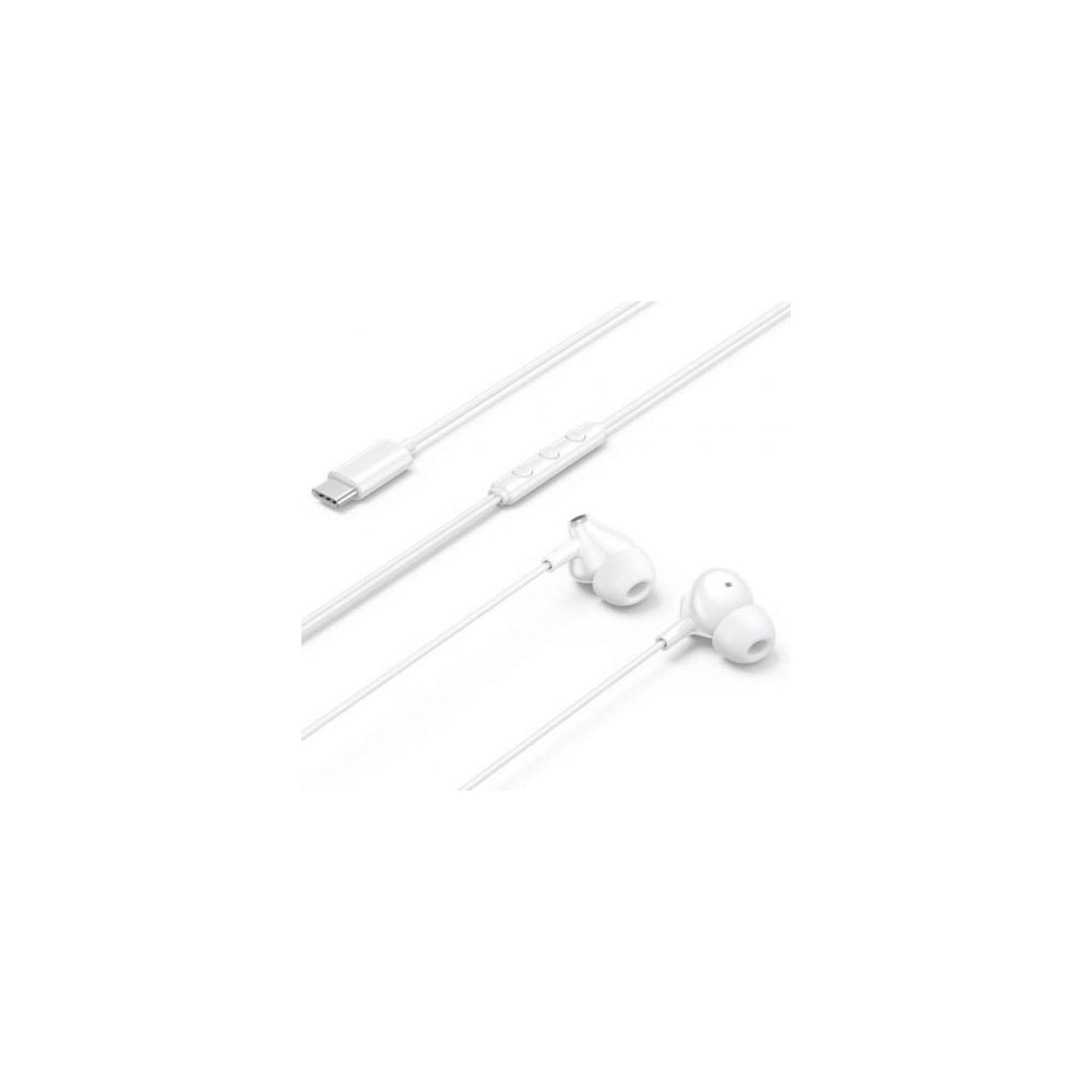 Auriculares Intrauditivos Vention Echo Lite USB-C In-Ear/ con Micrófono/ USB Tipo-C/ Blancos | Auriculares