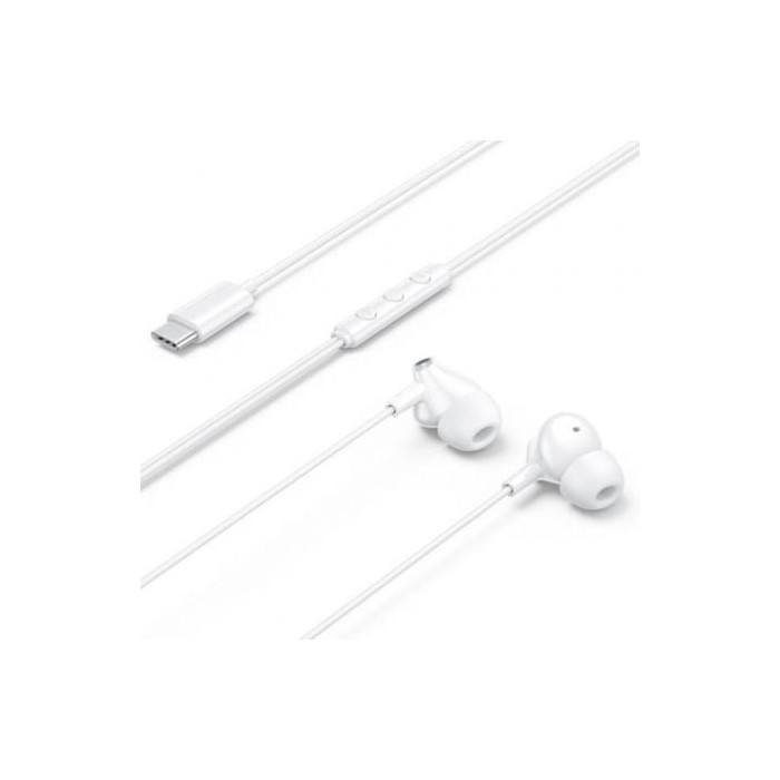 Auriculares Intrauditivos Vention Echo Lite USB-C In-Ear/ con Micrófono/ USB Tipo-C/ Blancos | Auriculares