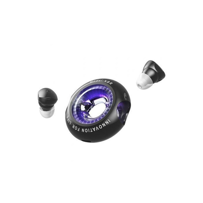 Auriculares Bluetooth Vention NBRB0 con estuche de carga/ Autonomía 6h/ Negros | Bluetooth