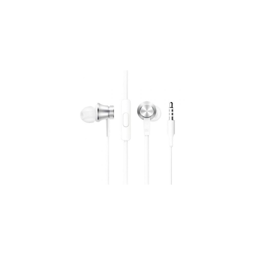 Auriculares Intrauditivos Xiaomi Mi In Ear Basic/ con Micrófono/ Jack 3.5/ Plateados | Auriculares
