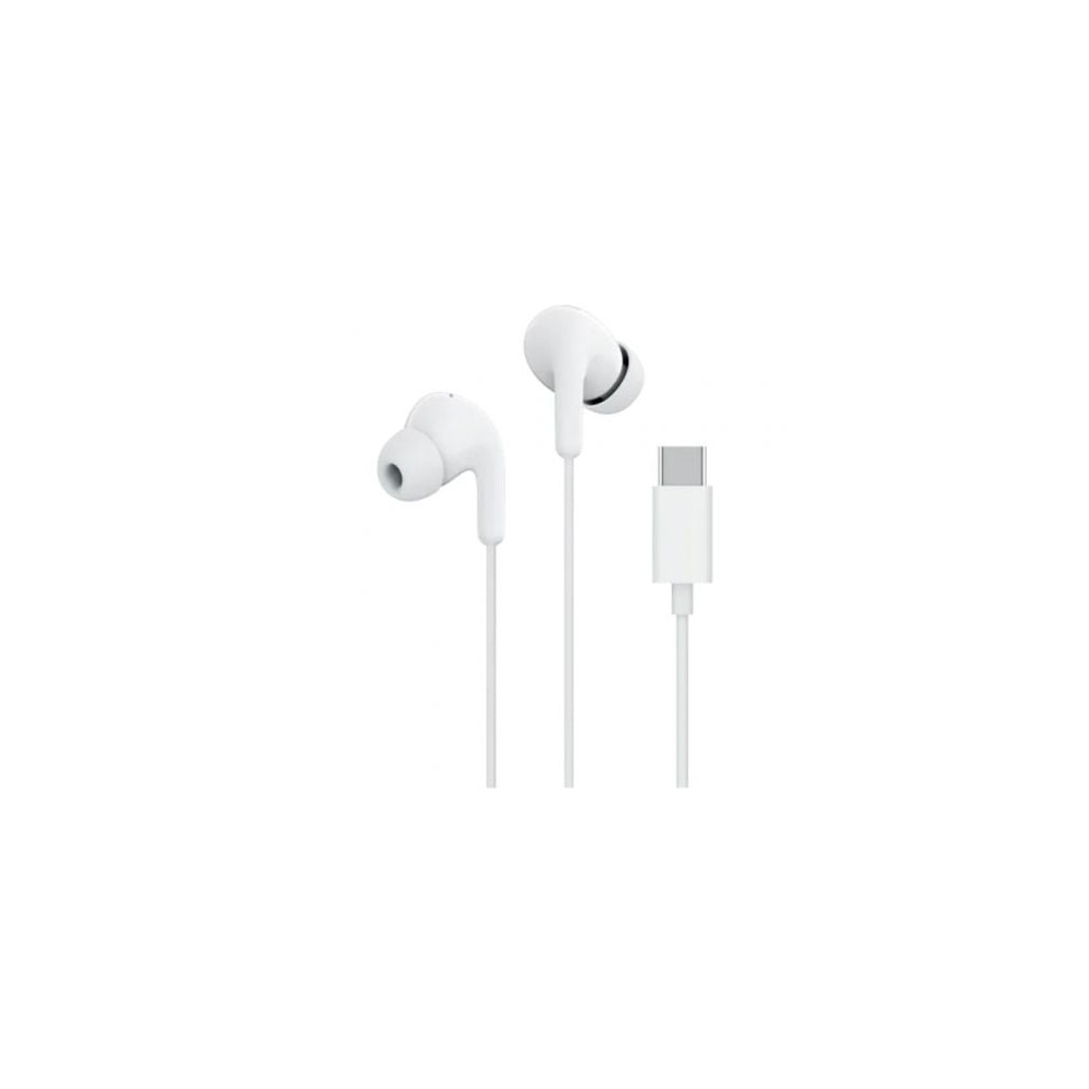 Auriculares Intrauditivos Xiaomi Earphones Tipo-C/ con Micrófono/ USB Tipo-C/ Blancos | Auriculares