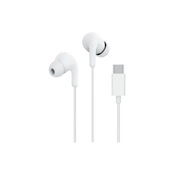 Auriculares Intrauditivos Xiaomi Earphones Tipo-C/ con Micrófono/ USB Tipo-C/ Blancos | Auriculares