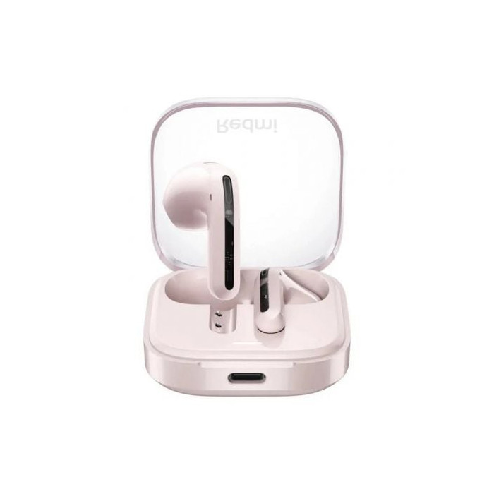 Auriculares Bluetooth Xiaomi Redmi Buds 6 Active con estuche de carga/ Autonomía 6h/ Rosas | Bluetooth