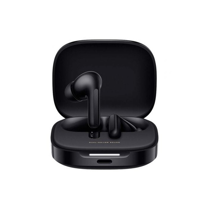 Auriculares Bluetooth Xiaomi Redmi Buds 6 con estuche de carga/ Autonomía 10h/ Negros | Bluetooth