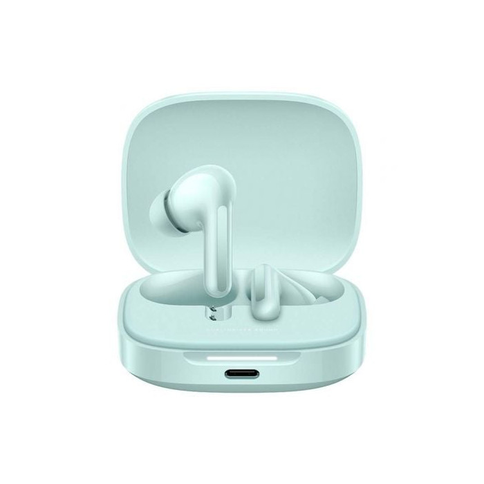 Auriculares Bluetooth Xiaomi Redmi Buds 6 con estuche de carga/ Autonomía 10h/ Verdes | Bluetooth