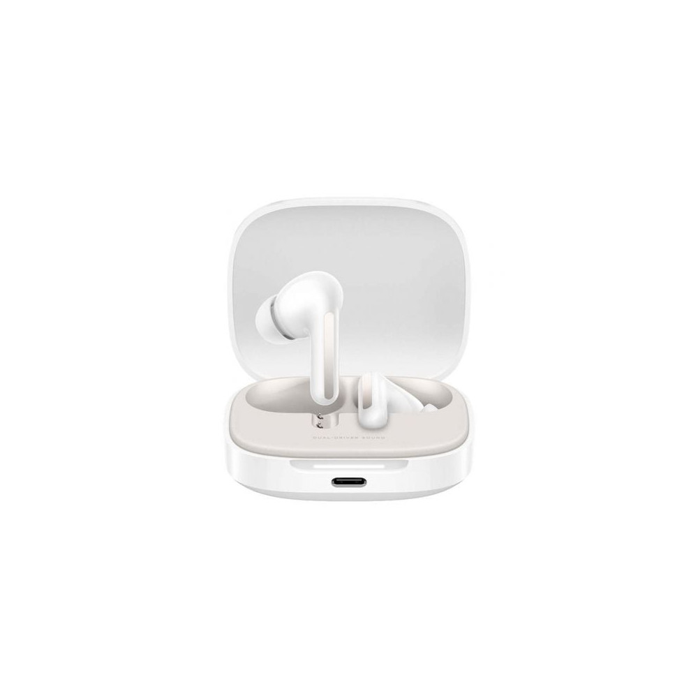 Auriculares Bluetooth Xiaomi Redmi Buds 6 con estuche de carga/ Autonomía 10h/ Blancos | Bluetooth