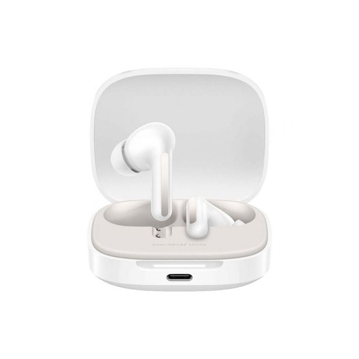 Auriculares Bluetooth Xiaomi Redmi Buds 6 con estuche de carga/ Autonomía 10h/ Blancos | Bluetooth