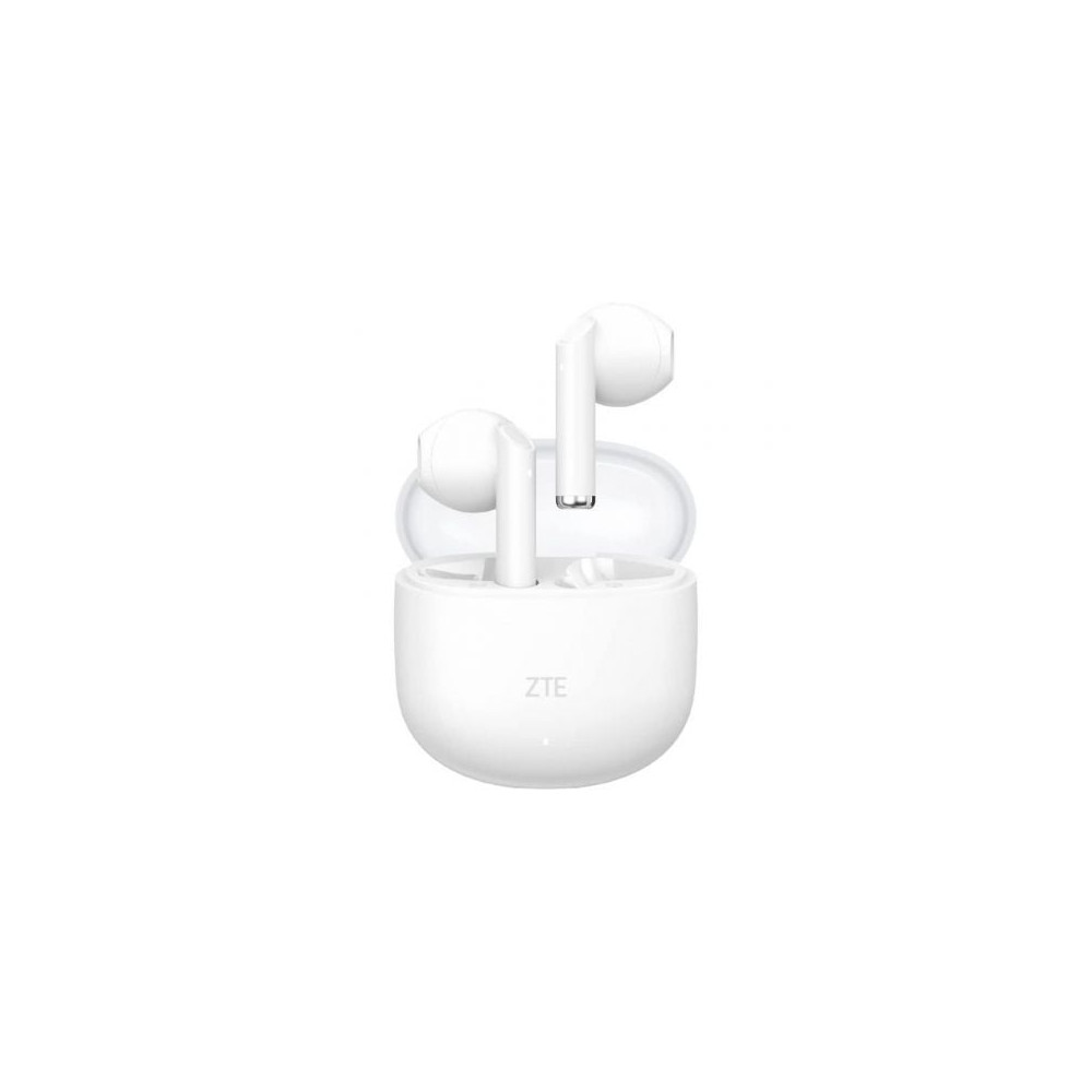 Auriculares Bluetooth ZTE Buds 2 con estuche de carga/ Autonomía 5h/ Blancos | Bluetooth