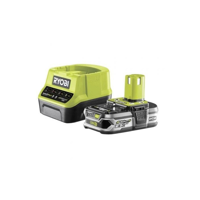 Cargador + Batería de litio Ryobi ONE+ RC18120-125/ 18V 2,0Ah | Baterías