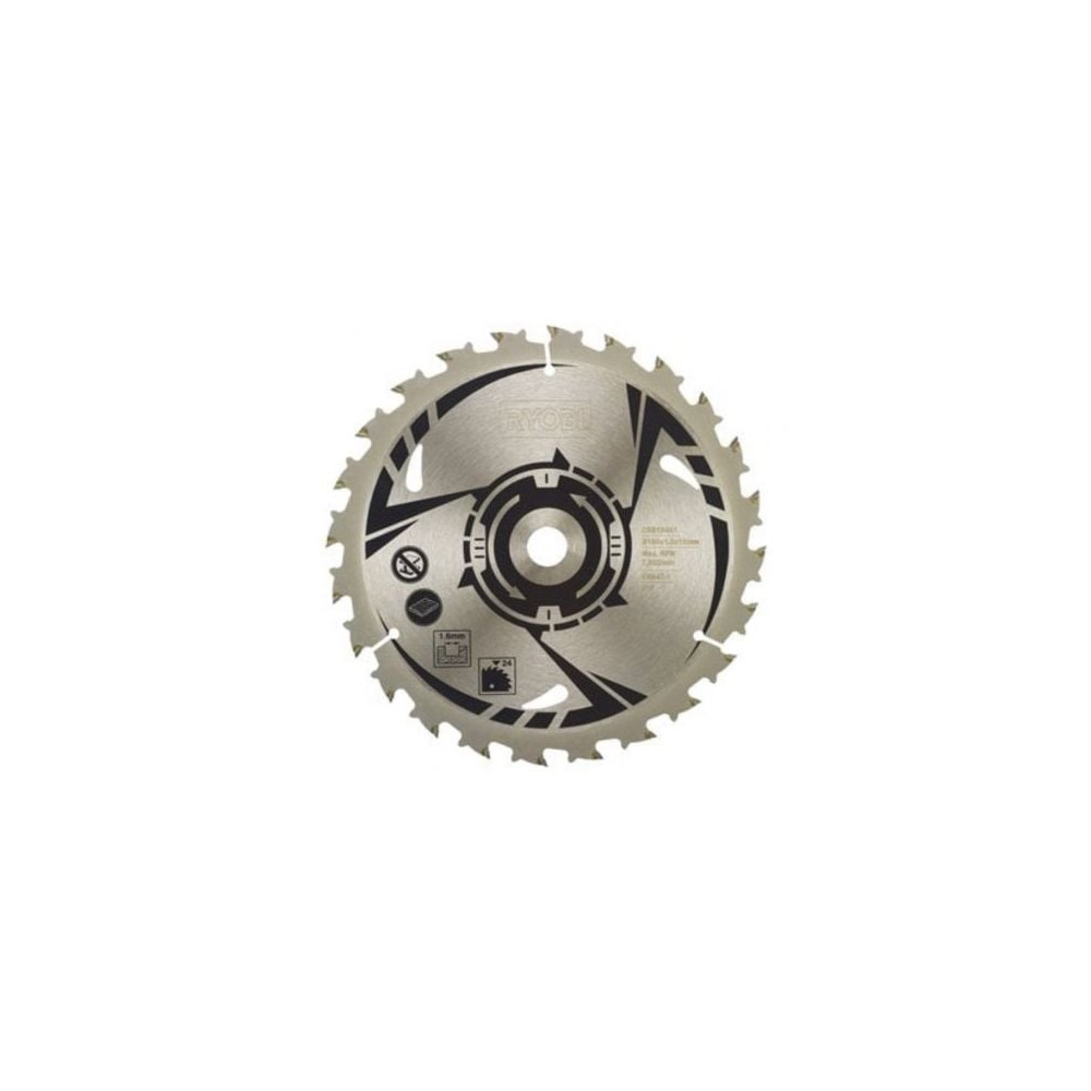 Hoja para Sierra de Sable Ryobi CSB184A1/ 184mm/ Compatible con R18CS7-0 ONE+ | Bricolaje