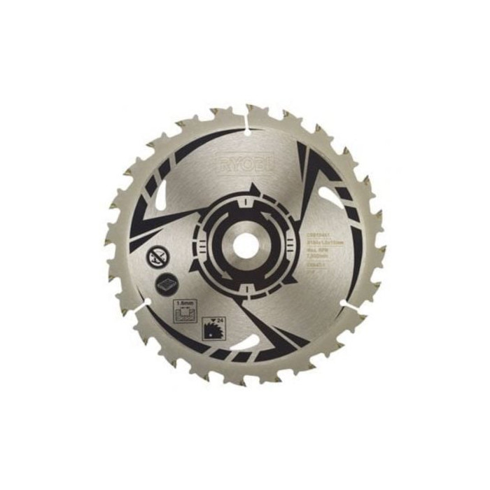 Hoja para Sierra de Sable Ryobi CSB184A1/ 184mm/ Compatible con R18CS7-0 ONE+ | Bricolaje