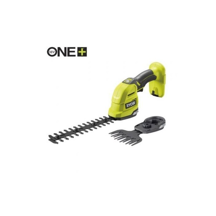 Tijera Arreglasetos y Espada Cortasetos Ryobi ONE+ 18V RY18GSA-0/ Sin Batería ni Cargador | Jardín