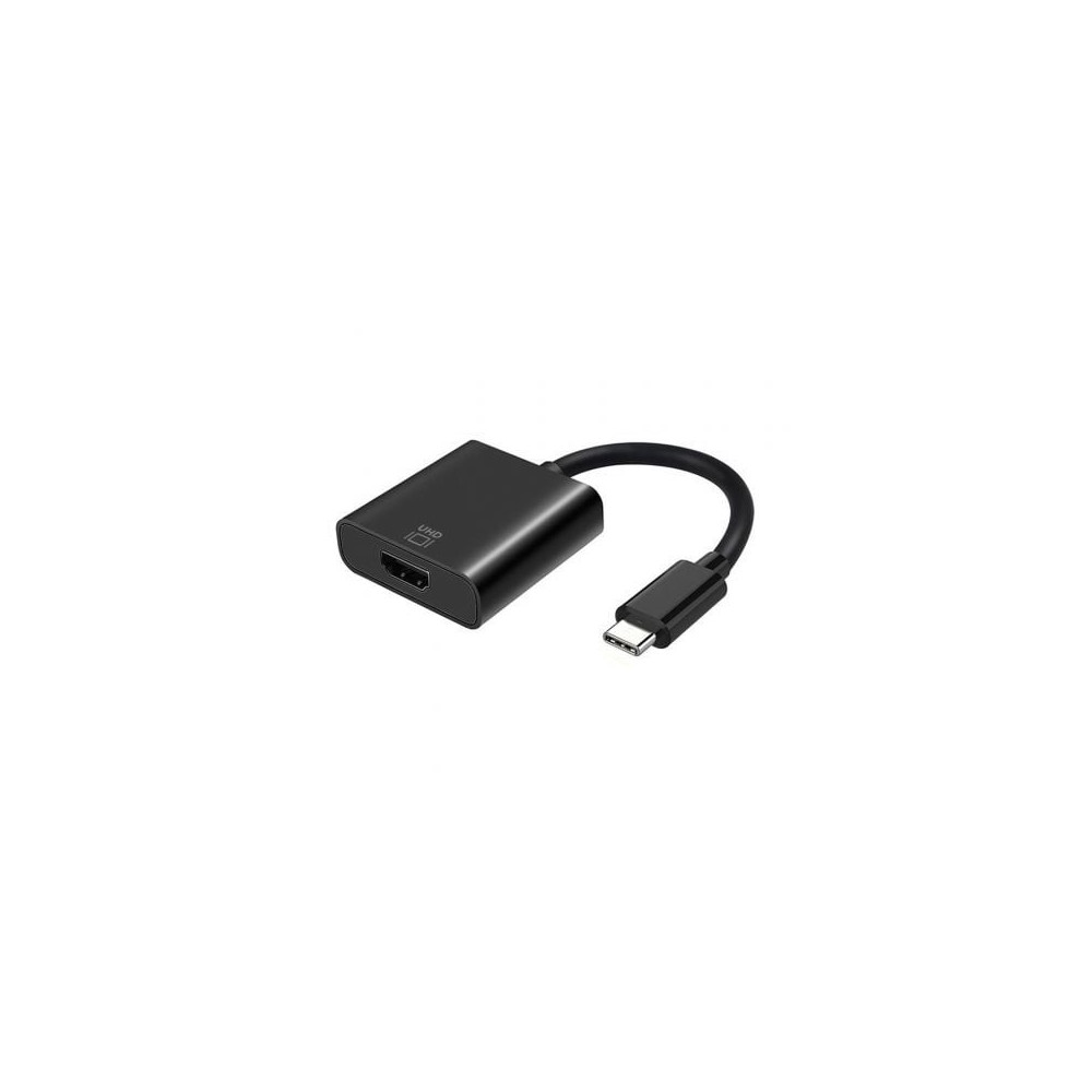 Conversor HDMI 4K 60Hz Aisens A109-0344/ HDMI Hembra - USB Tipo-C Macho/ 15cm/ Negro | HDMI
