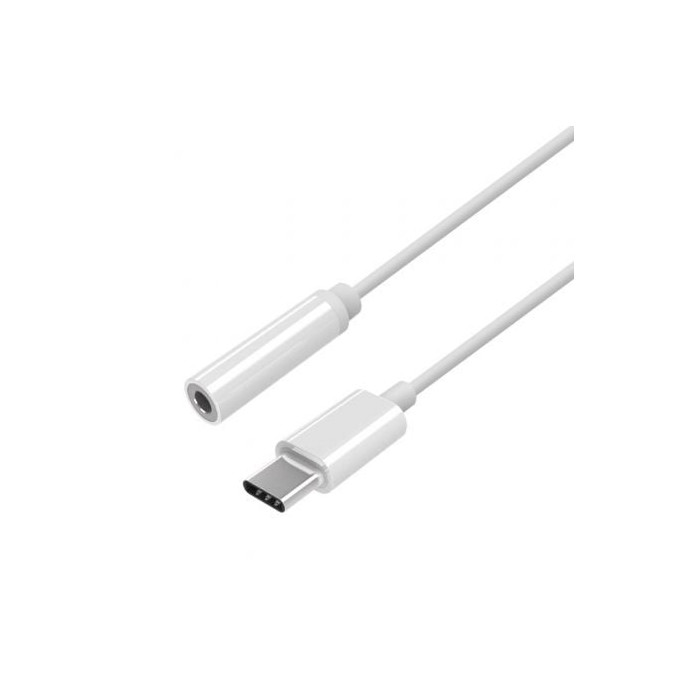 Conversor USB Tipo-C Aisens A109-0384/ USB Tipo-C Macho - Jack 3.5 Hembra | Audio