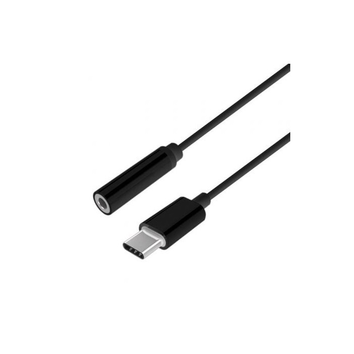 Conversor USB Tipo-C Aisens A109-0385/ USB Tipo-C Macho - Jack 3.5 Hembra | Audio