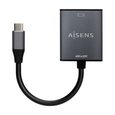 Conversor HDMI 4K 30Hz Aisens A109-0685/ HDMI Hembra - USB Tipo-C Macho/ 15cm/ Gris | HDMI