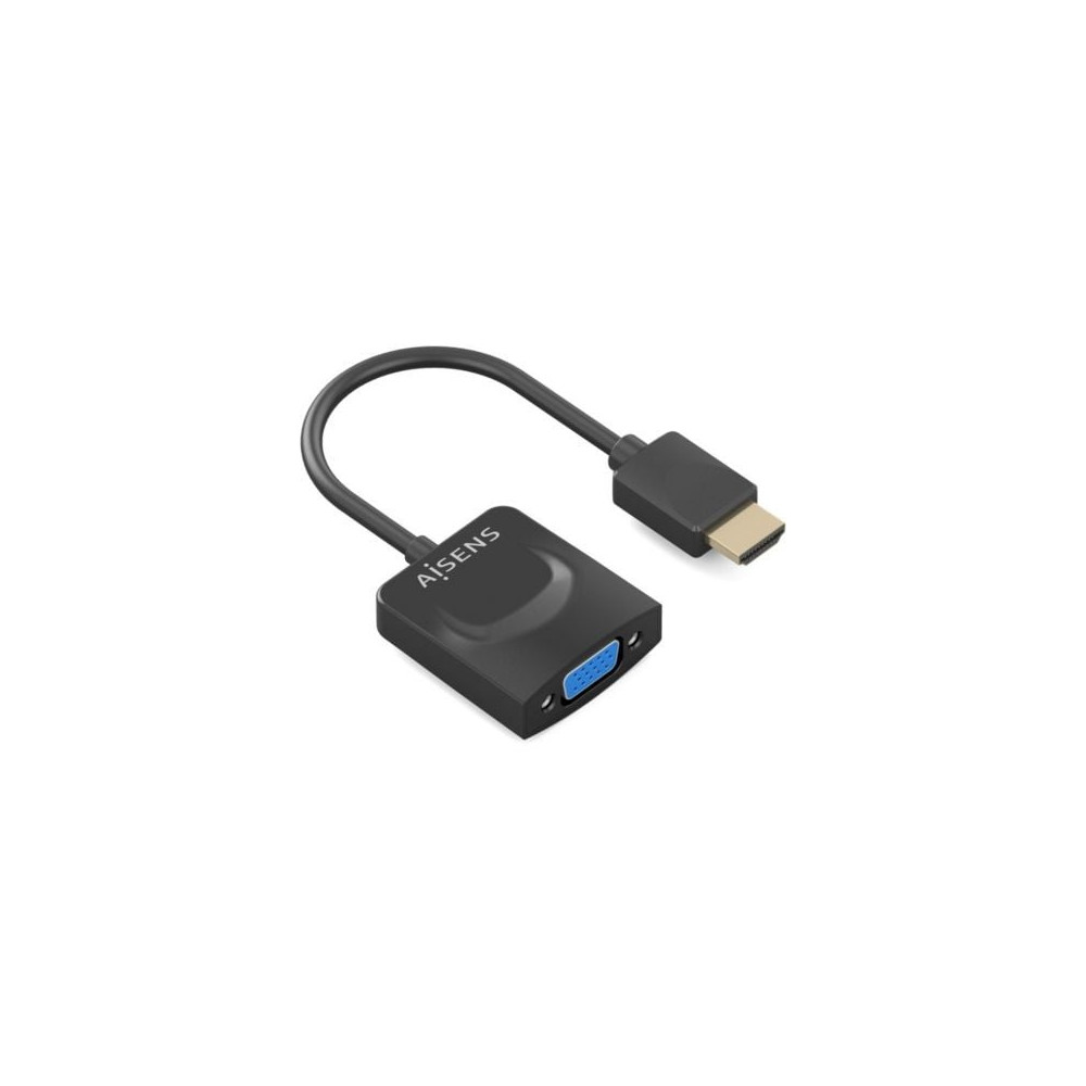 Conversor Aisens A122-0947/ HDMI Macho - SVGA Hembra/ 15cm/ Negro | HDMI