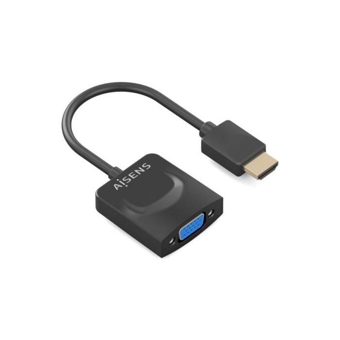 Conversor Aisens A122-0947/ HDMI Macho - SVGA Hembra/ 15cm/ Negro | HDMI
