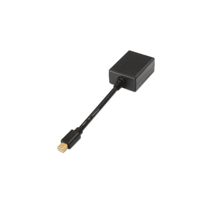 Conversor Aisens A125-0135/ Mini DisplayPort Macho - VGA Hembra | VGA/DVI/DisplayPort