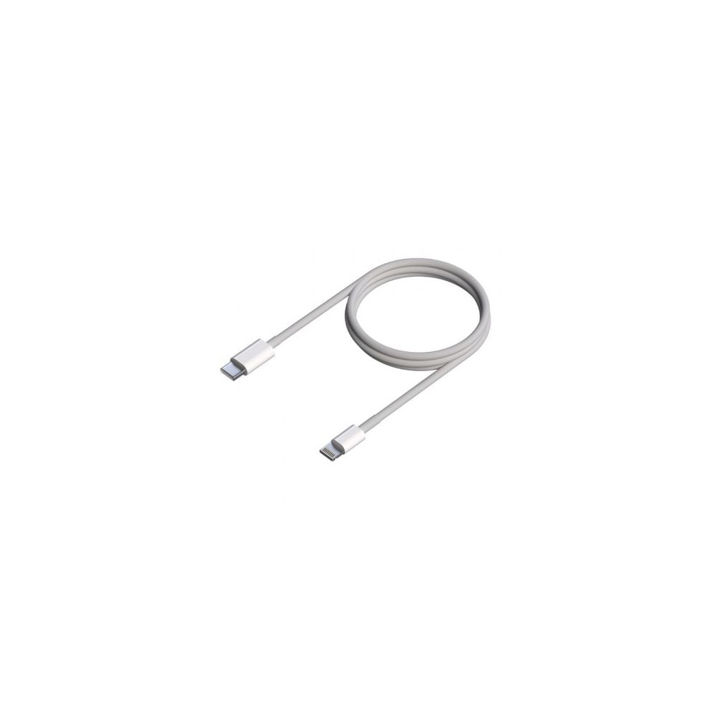 Cable USB 2.0 Tipo-C Lightning Aisens A102-0543/ USB Tipo-C Macho - Lightning Macho/ 50cm/ Blanco | Lightning