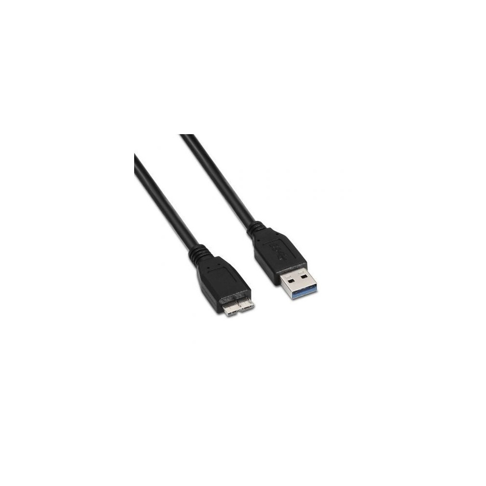 Cable USB 3.0 Aisens A105-0044/ USB Macho - MicroUSB Macho/ 5Gbps/ 2m/ Negro | USB