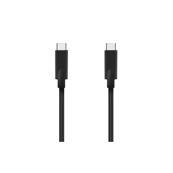 Cable USB 3.2 Tipo-C Aisens A107-0705 10GBPS 5A 100W/ USB Tipo-C Macho - USB Tipo-C Macho/ Hasta 100W/ 10Gbps/ 3m/ Negro | USB-C