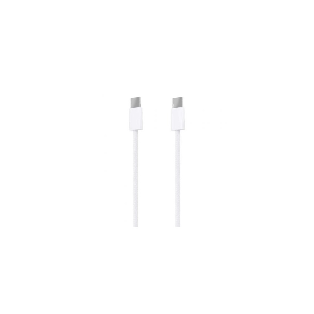 Cable USB 2.0 Tipo-C Aisens A107-0855/ USB Tipo-C Macho - USB Macho/ Hasta 60W/ 480Mbps/ 1m/ Blanco | USB-C