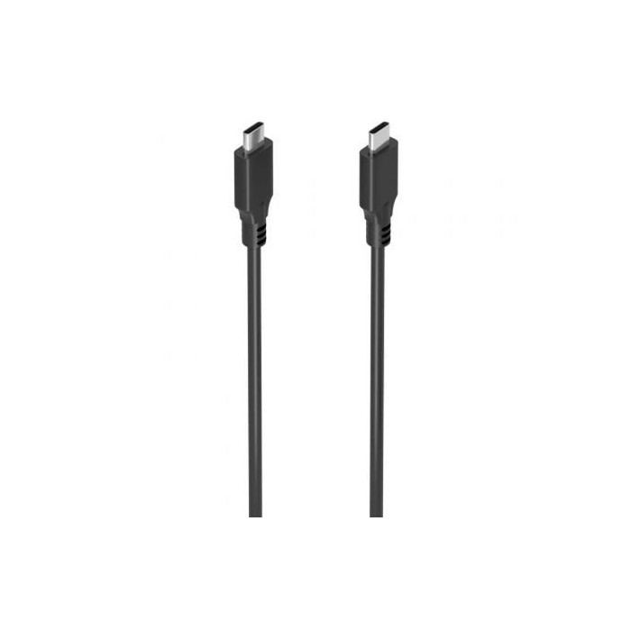 Cable USB 3.2 Tipo-C Aisens A107-0874 20GBPS 5A 100W/ USB Tipo-C Macho - USB Tipo-C Macho/ Hasta 100W/ 20Gbps/ 2m/ Gris | USB-C