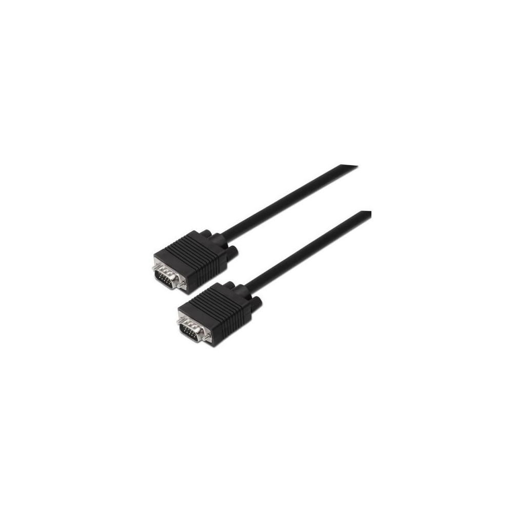Cable SVGA Aisens A113-0069/ VGA Macho - VGA Macho/ Hasta 3W/ 10Mbps/ 3m/ Negro | VGA/DVI/DisplayPort
