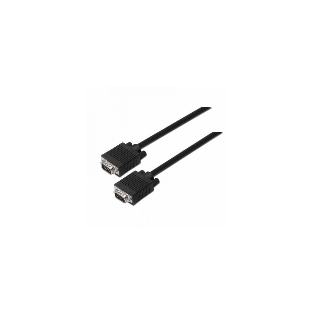 Cable SVGA Aisens A113-0070/ VGA Macho - VGA Macho/ Hasta 3W/ 10Mbps/ 5m/ Negro | VGA/DVI/DisplayPort