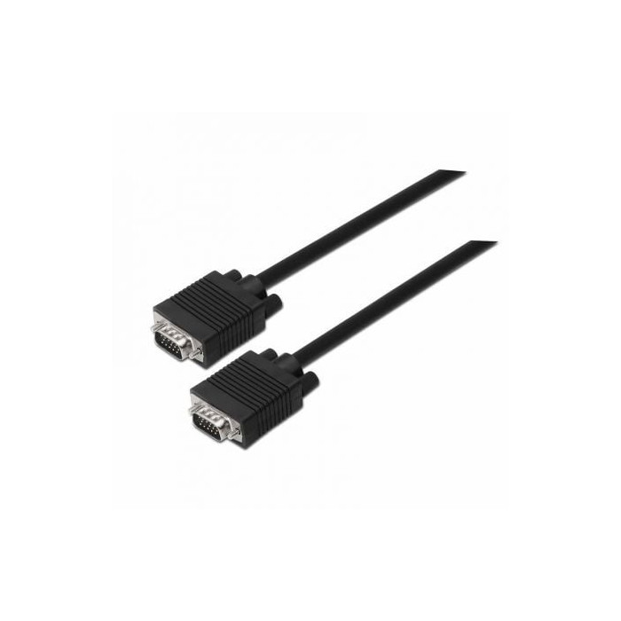 Cable SVGA Aisens A113-0070/ VGA Macho - VGA Macho/ Hasta 3W/ 10Mbps/ 5m/ Negro | VGA/DVI/DisplayPort