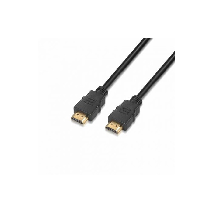 Cable HDMI 2.0 4K Aisens A120-0118/ HDMI Macho - HDMI Macho/ 50cm/ Certificado/ Negro | HDMI