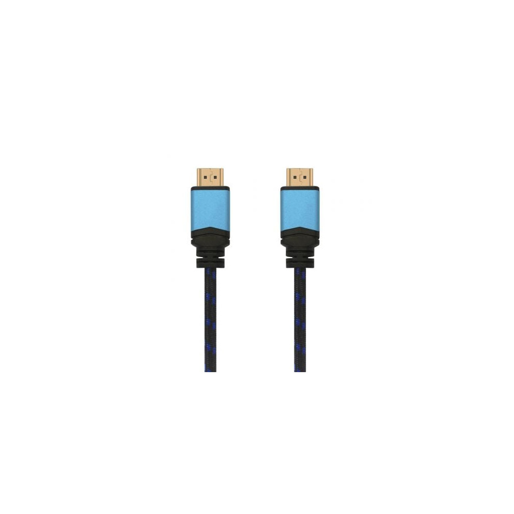 Cable HDMI 2.0 4K Aisens A120-0358/ HDMI Macho - HDMI Macho/ 3m/ Negro/ Azul | HDMI